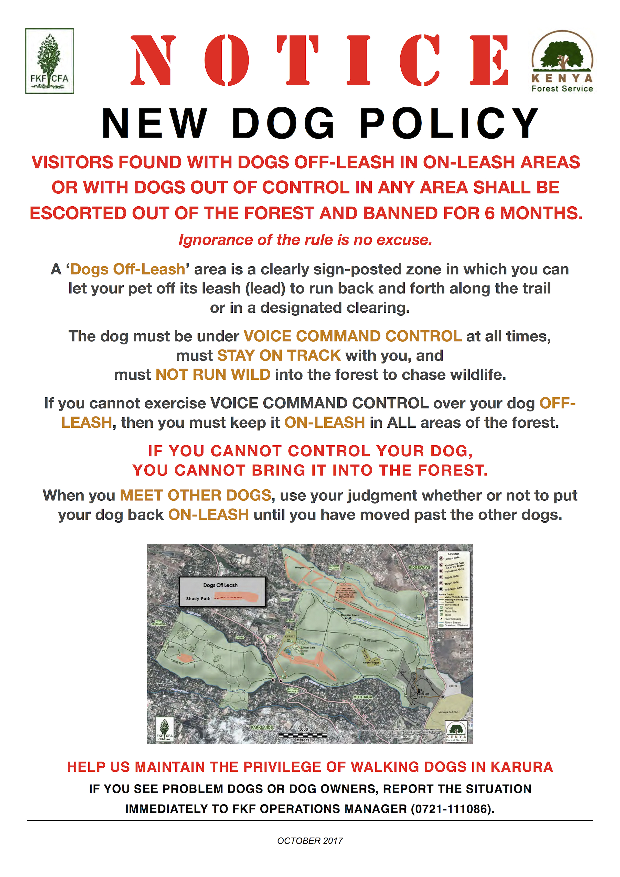 DOG CONTROL New » Friends of Karura Forest