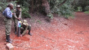 FKF Scouts install post at No. 4