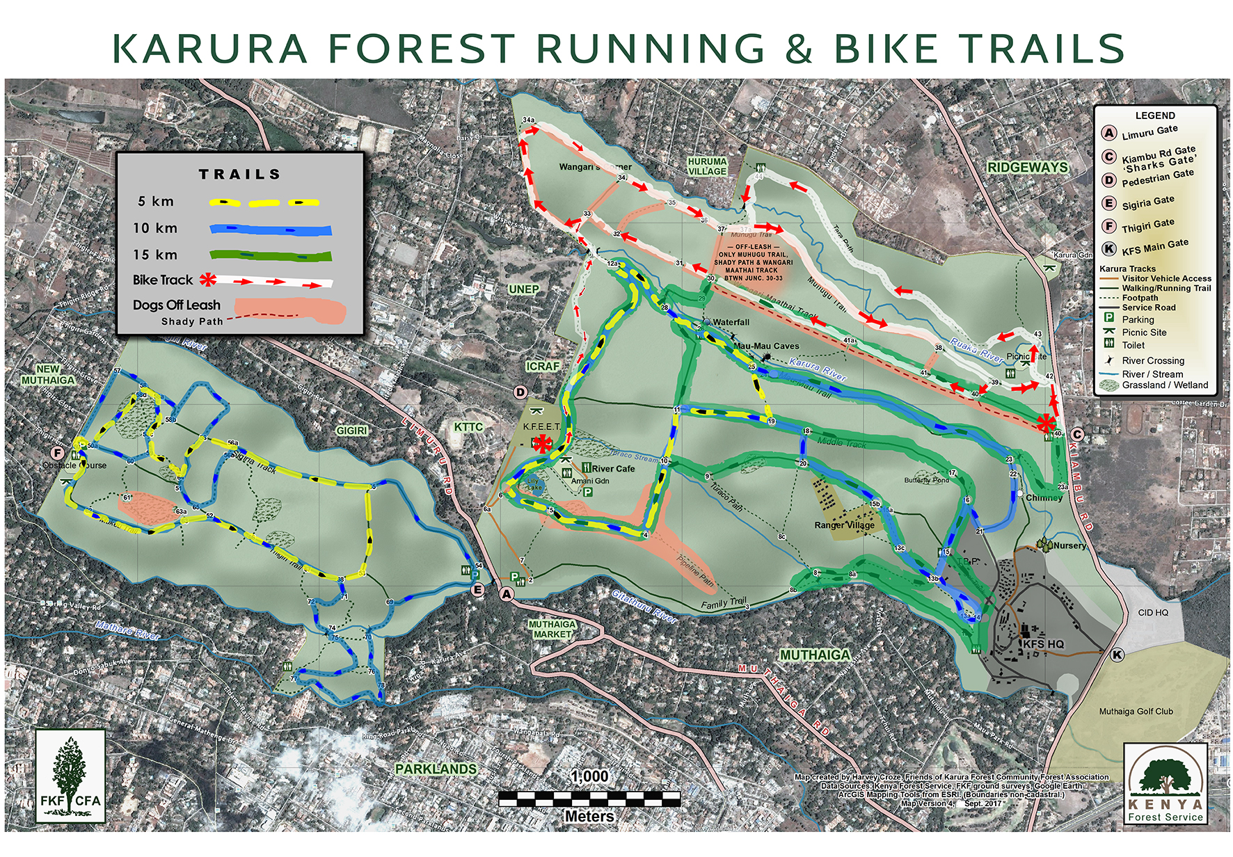 new forest bike trails map
